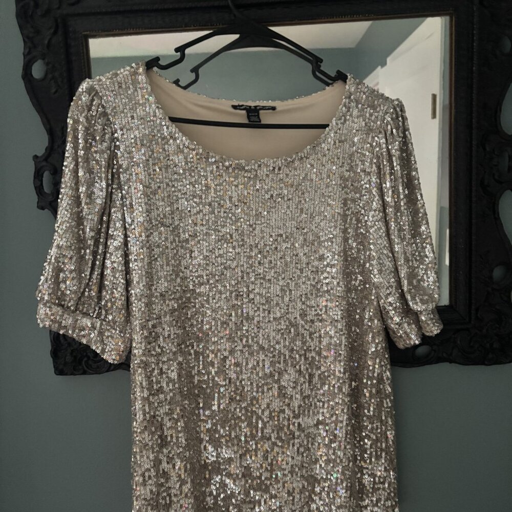 Cable & Gauge M Sequin Top